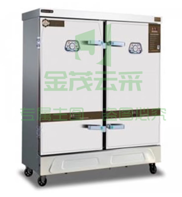 美厨蒸饭车MCKZ-HS24双门24盘竖盘 蒸饭柜蒸米饭馒头 豪华型蒸箱电蒸柜