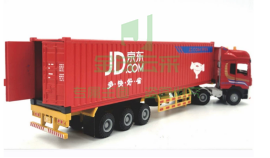 现货/集装箱卡车模型  8家不同物流公司