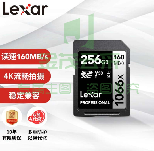 雷克沙（Lexar）存储卡LSD1066256G-RNNNC