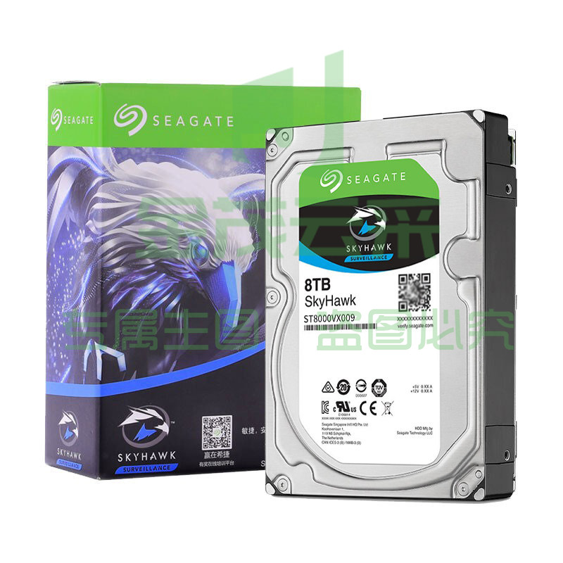 Seagate/希捷8T安防新酷鹰监控存储台式机械硬盘8T